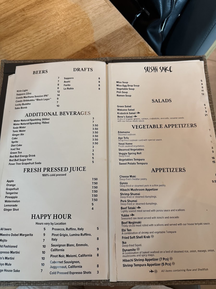 Sushi Sake Biscayne Menu - Image 4